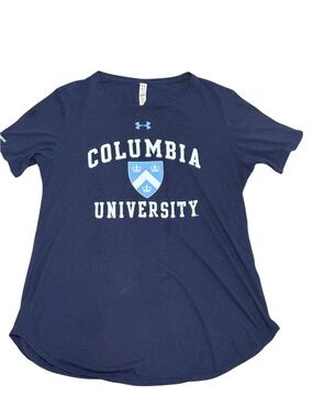 Columbia University Tee Shirt. Under Armour Heat Gear. Sz M. Great Condition!!
